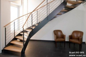 scari interioare metalice