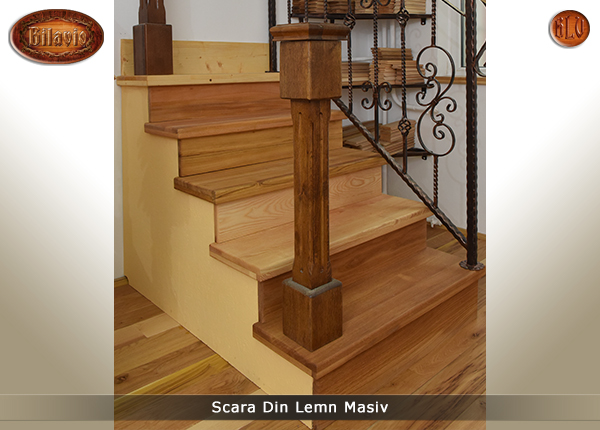 scari din lemn